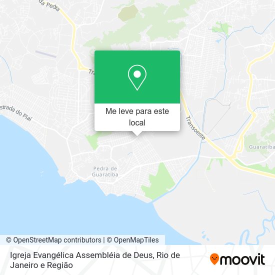 Igreja Evangélica Assembléia de Deus mapa