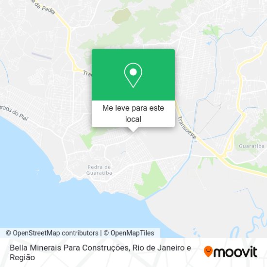 Bella Minerais Para Construções mapa