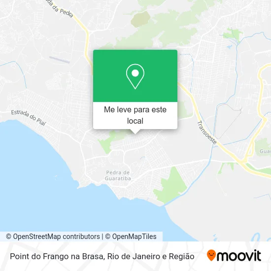Point do Frango na Brasa mapa