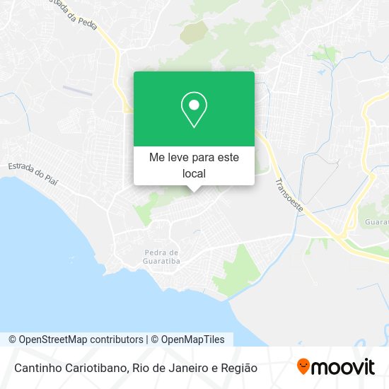 Cantinho Cariotibano mapa