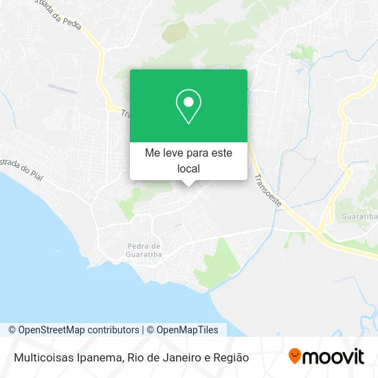 Multicoisas Ipanema mapa