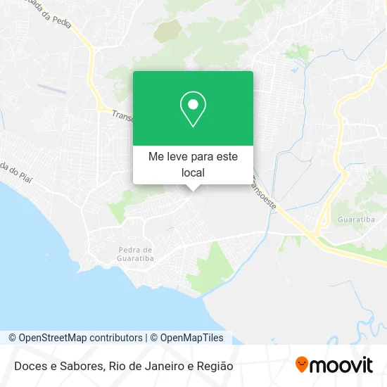 Doces e Sabores mapa