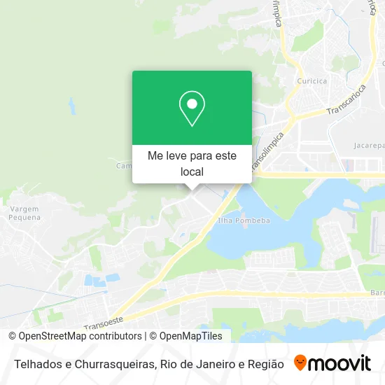 Telhados e Churrasqueiras mapa