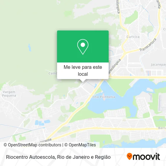 Riocentro Autoescola mapa