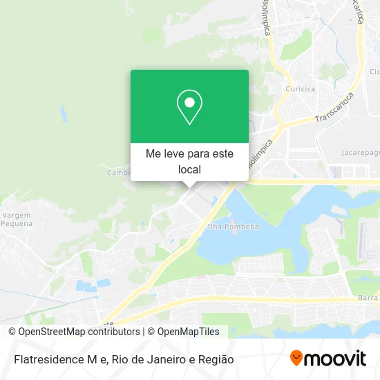 Flatresidence M e mapa