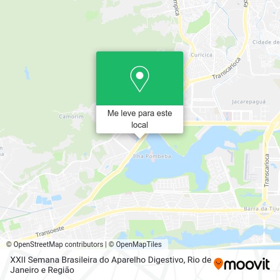 XXII Semana Brasileira do Aparelho Digestivo mapa