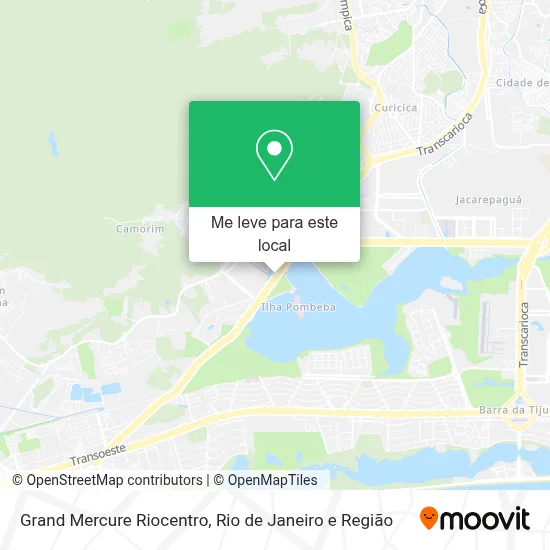 Grand Mercure Riocentro mapa