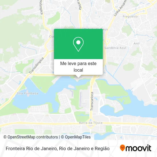 Fronteira Rio de Janeiro mapa