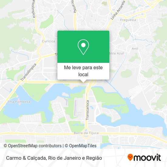 Carmo & Calçada mapa
