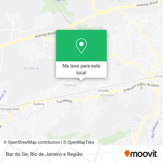 Bar do Ge mapa