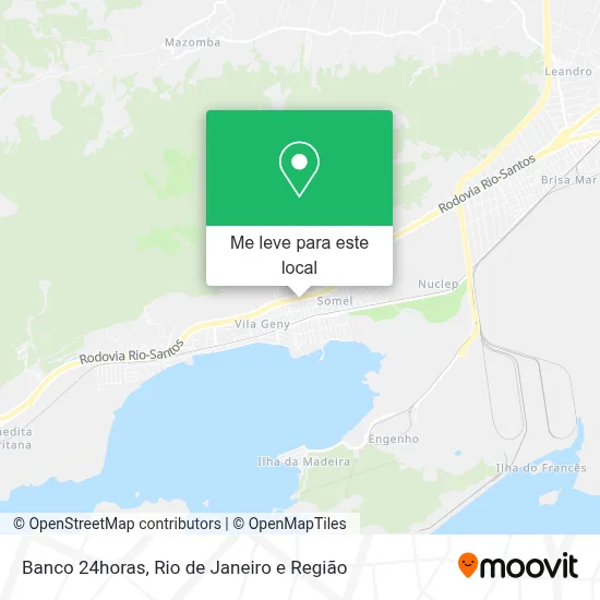 Banco 24horas mapa