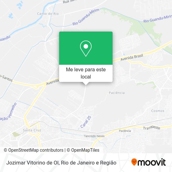 Jozimar Vitorino de Ol mapa
