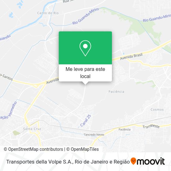 Transportes della Volpe S.A. mapa