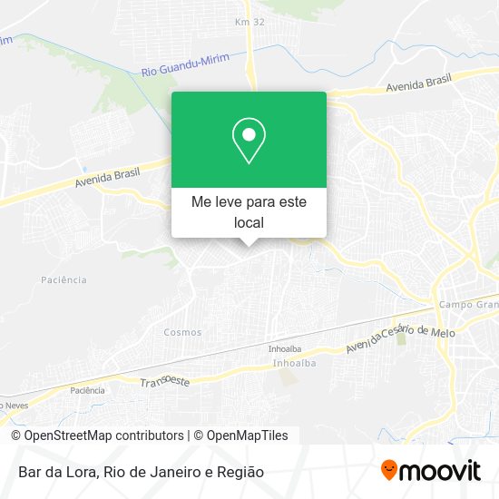 Bar da Lora mapa