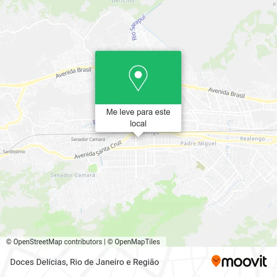 Doces Delícias mapa