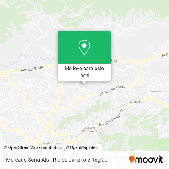 Mercado Serra Alta mapa