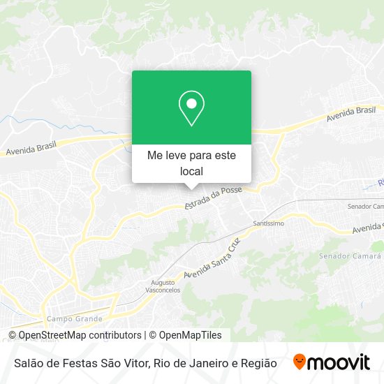 Salão de Festas São Vitor mapa