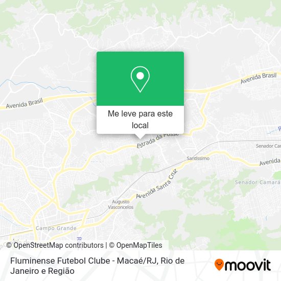 Fluminense Futebol Clube - Macaé / RJ mapa