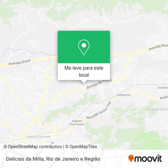 Delícias da Milla mapa