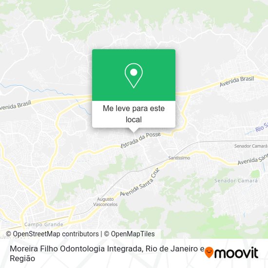 Moreira Filho Odontologia Integrada mapa
