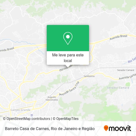 Barreto Casa de Carnes mapa