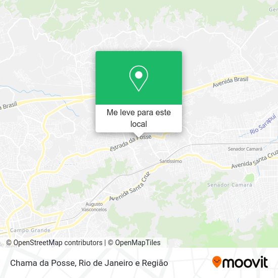 Chama da Posse mapa