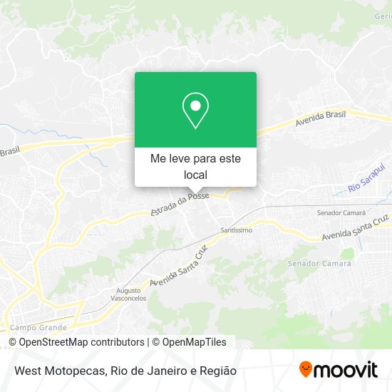 West Motopecas mapa