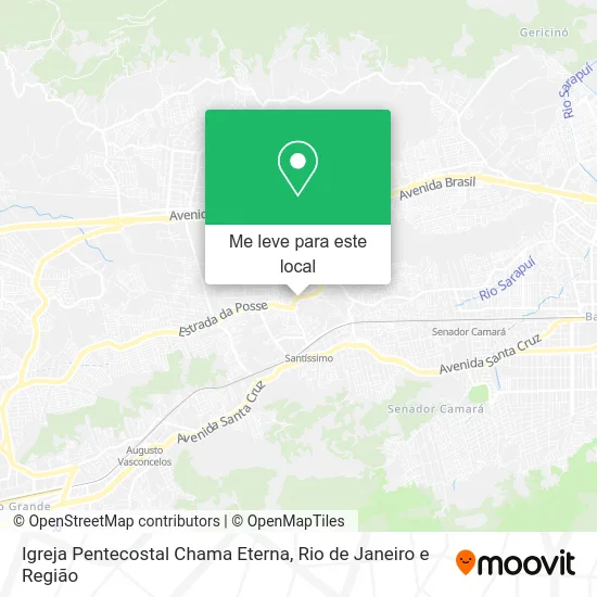 Igreja Pentecostal Chama Eterna mapa