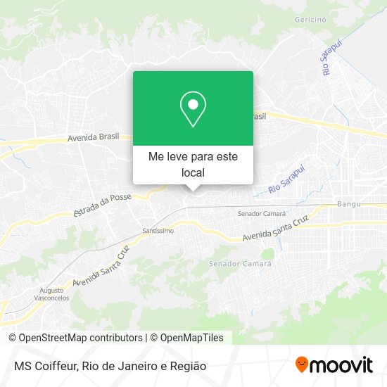 MS Coiffeur mapa