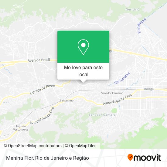 Menina Flor mapa