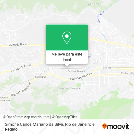 Simone Carlos Mariano da Silva mapa