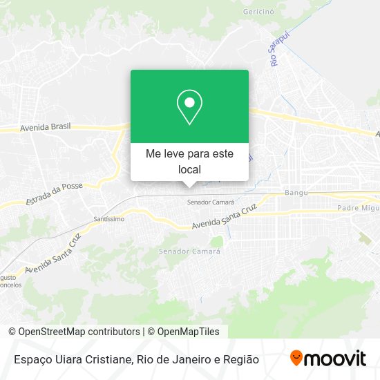 Espaço Uiara Cristiane mapa