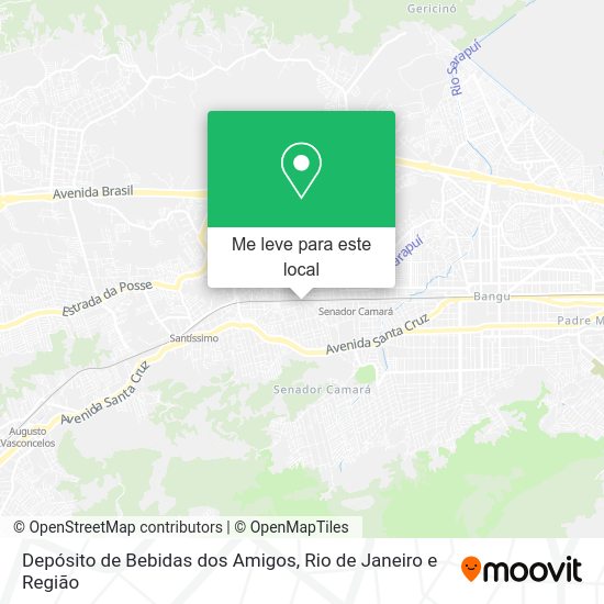 Depósito de Bebidas dos Amigos mapa