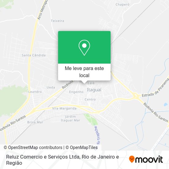 Reluz Comercio e Serviços Ltda mapa