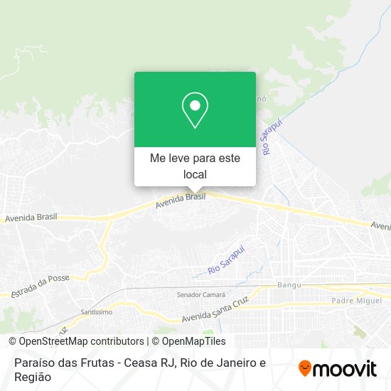 Paraíso das Frutas - Ceasa RJ mapa