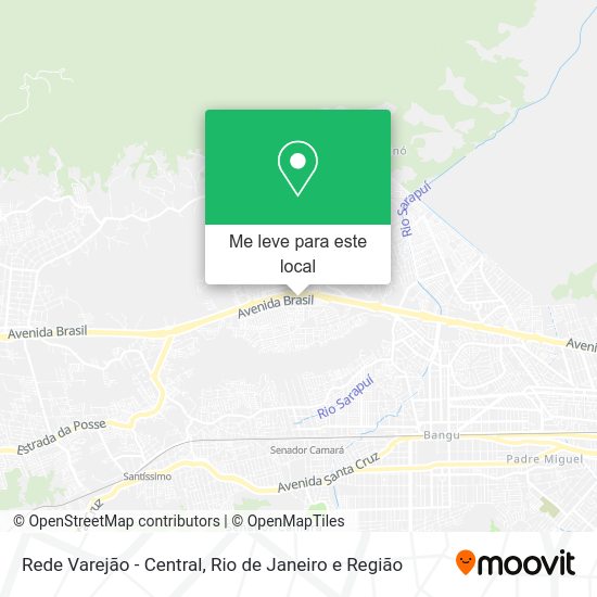 Rede Varejão - Central mapa