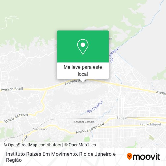 Instituto Raízes Em Movimento mapa