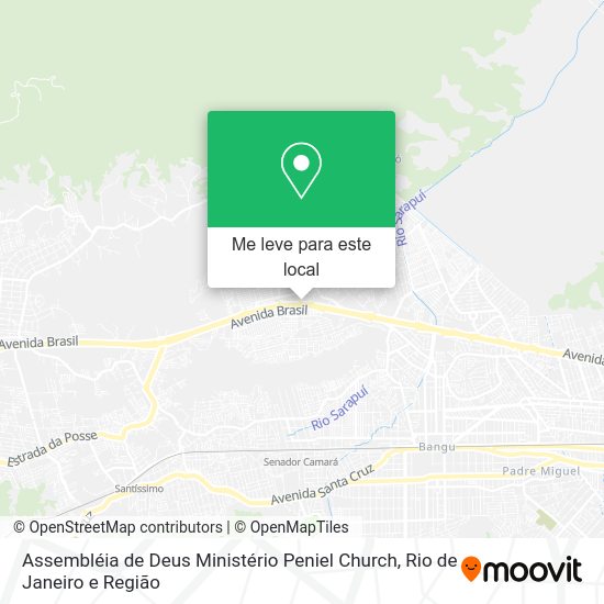 Assembléia de Deus Ministério Peniel Church mapa