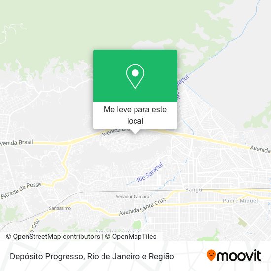 Depósito Progresso mapa