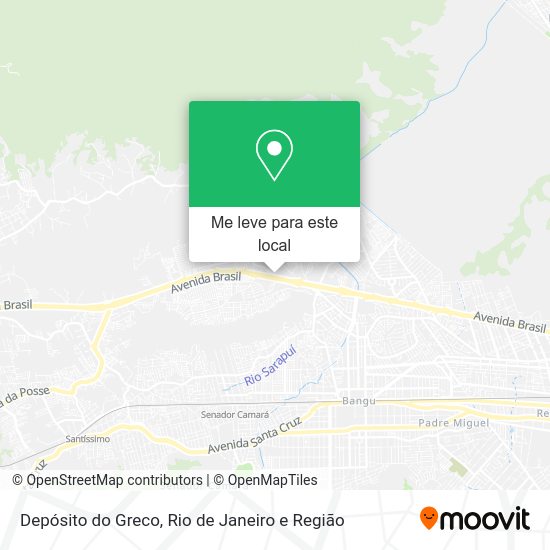 Depósito do Greco mapa
