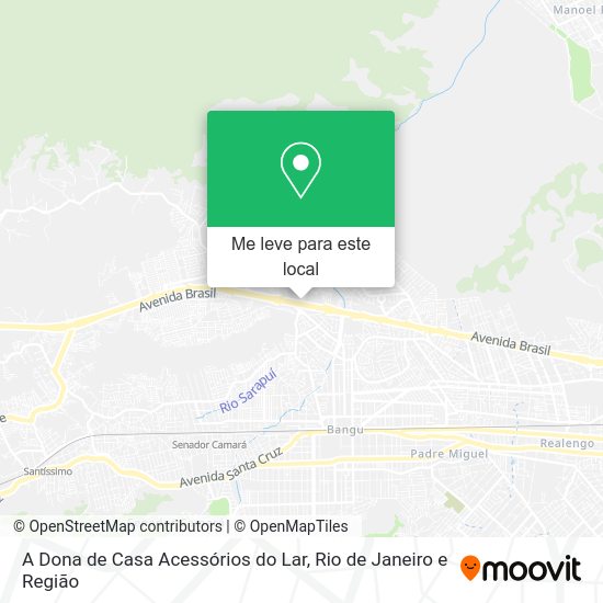 A Dona de Casa Acessórios do Lar mapa