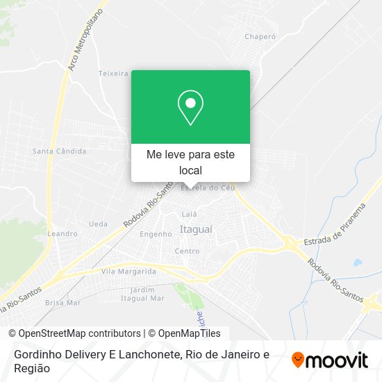 Gordinho Delivery E Lanchonete mapa