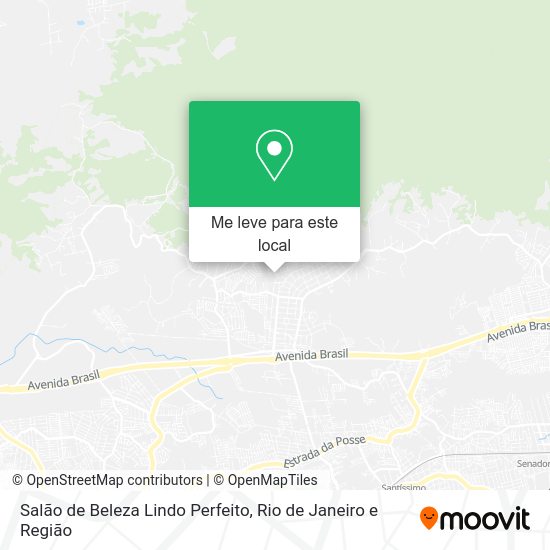 Salão de Beleza Lindo Perfeito mapa