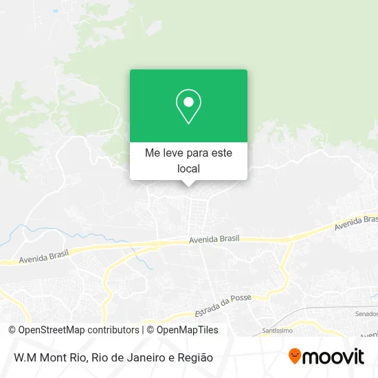 W.M Mont Rio mapa