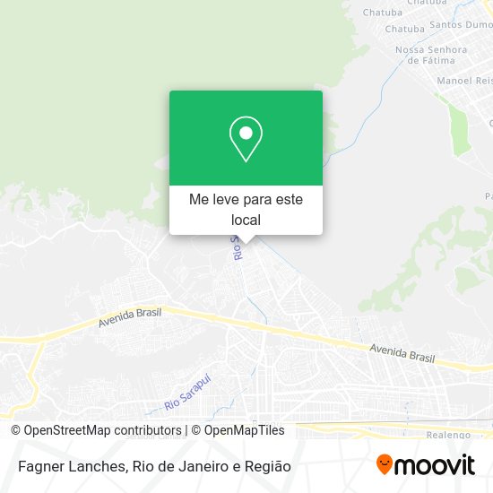 Fagner Lanches mapa