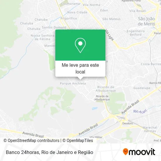 Banco 24horas mapa