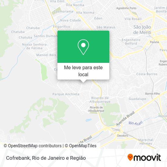 Cofrebank mapa