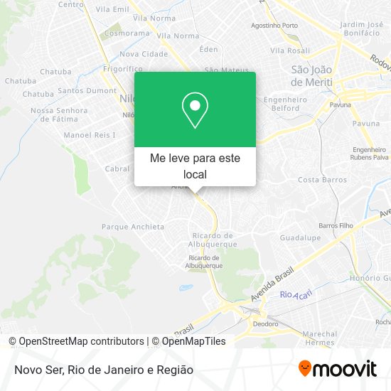Novo Ser mapa