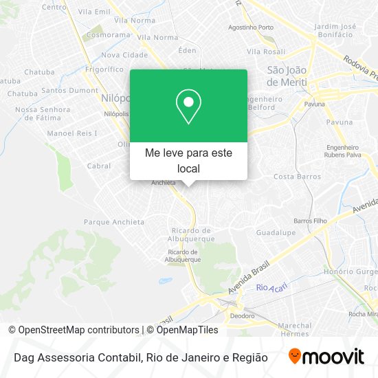 Dag Assessoria Contabil mapa