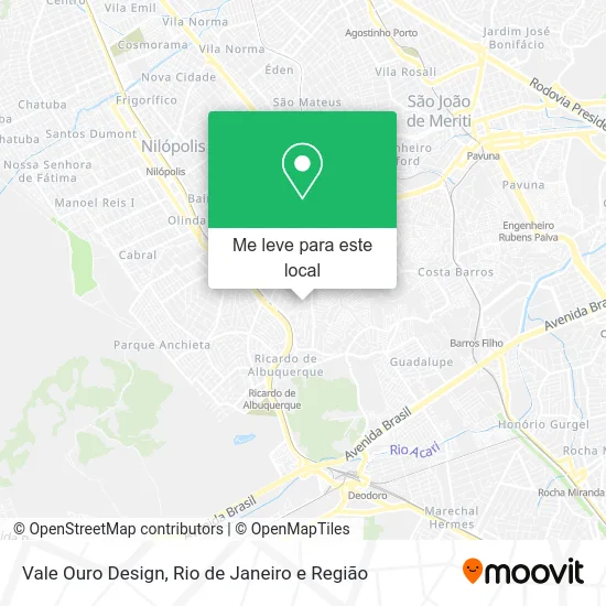 Vale Ouro Design mapa